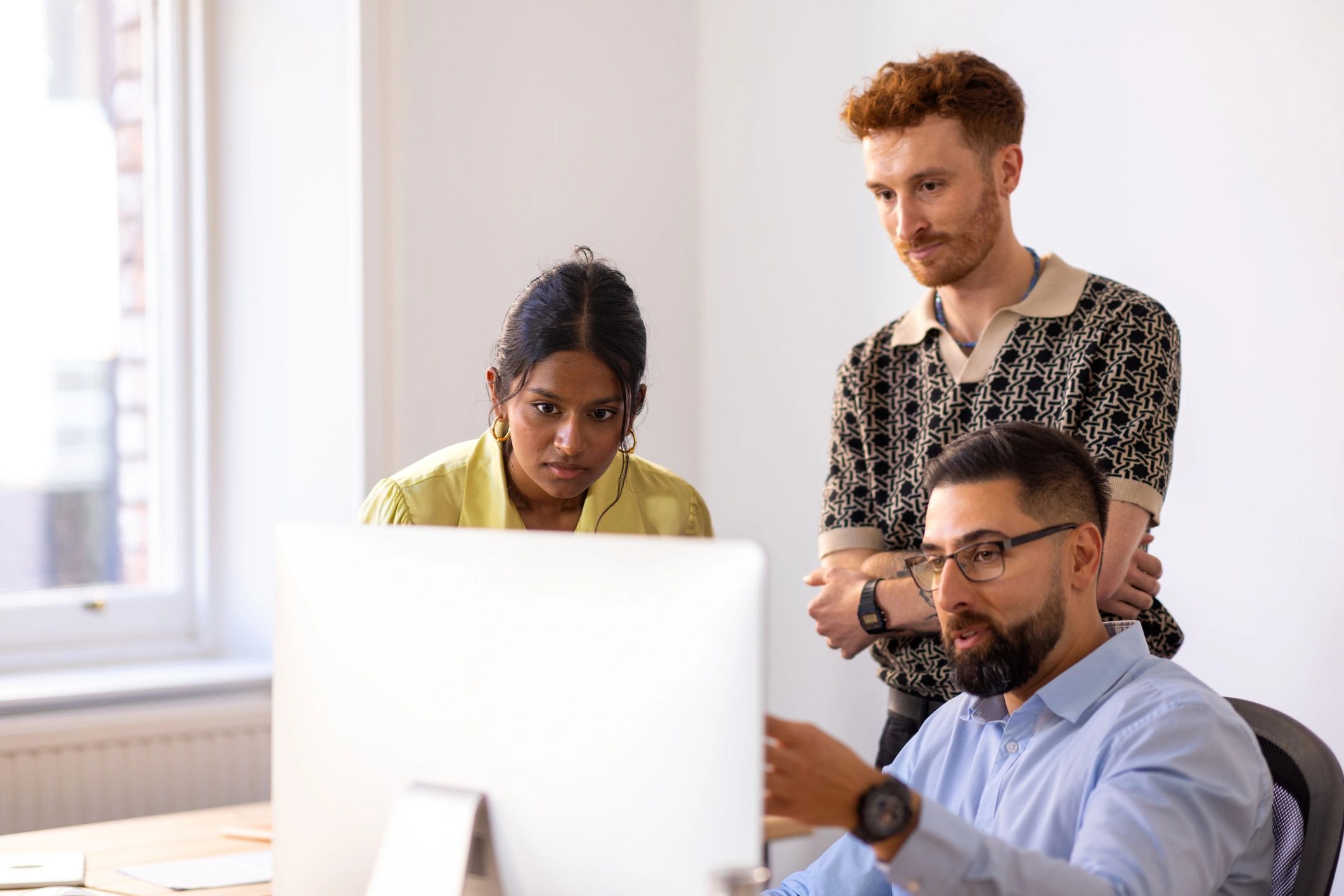 IT team reviewing cloud operations
